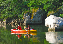Canoe in Ardèche